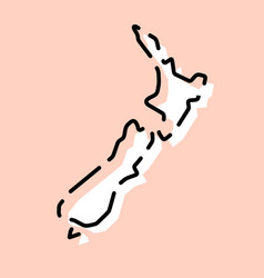 New Zealand Simplified Map