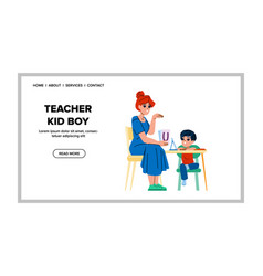 Teacher Kid Boy