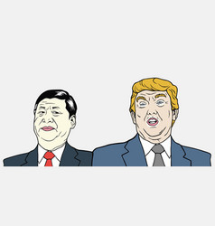 Xi Jinping And Donald Trump