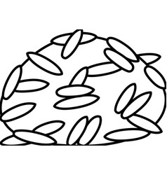 Calrose Rice Line Icon