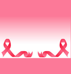 Pink Color Ribbon Border Design