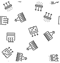 Air Filter And Airflow Seamless Pattern