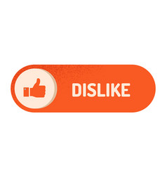 Red Dislike Icon