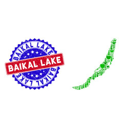 Bicolor Baikal Lake Grunge Seal With Winery