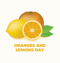 Oranges And Lemons Day Poster