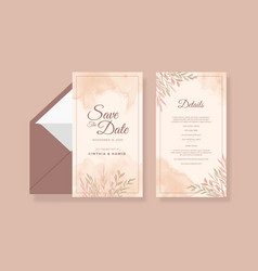 Romantic And Elegant Wedding Card Template