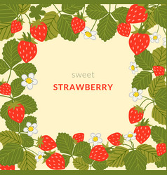 Strawberry Frame Square Border Template