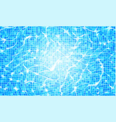 Swimming Pool Water Background With Caustic