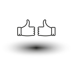 Thumbs Up Icon Stock Image