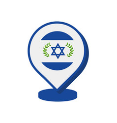 Israel Peace Flag Pin Location