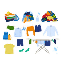 Laundry Clothes Colorful Set