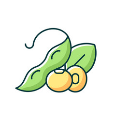 Soybean Rgb Color Icon