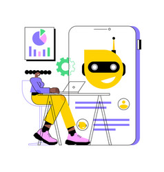 Chatbot Development Platform Abstract Concept