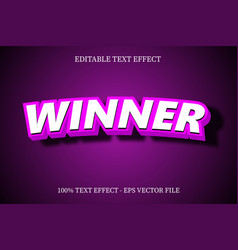 Winner Text Effect