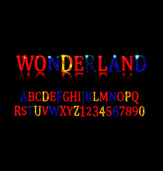 Wonderland Font Fairy Abc