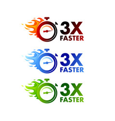 3x Faster Logo