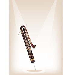 A Classical Contrabassoon On Brown Stage