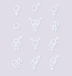 Set Of Sexuality Icons