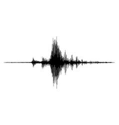 Earthquake Seismograph Wave Or Seismic Waveform