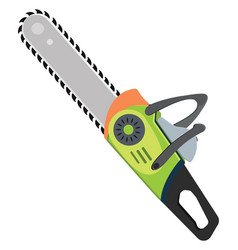 Chainsaw On A White Background