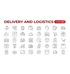 Delivery Service Icon Set