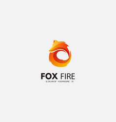 Fox Color Icon Logo Design