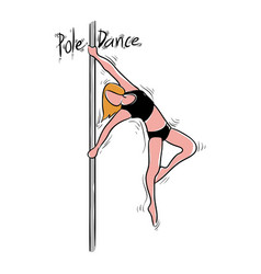 Pole Dance Isolated