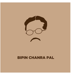 Bipin Chandra Pal Freedom Fighter Face Icon