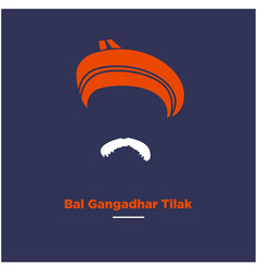 Bal Gangadhar Tilak Face Graphic Icon