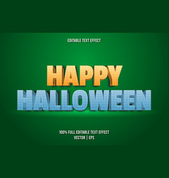 Happy Halloween Editable Text Effect Cartoon Style