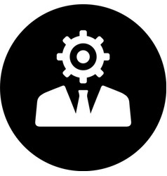 Seo Genius Icon Black Graphics