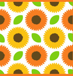 Sunflower Seamless Pattern