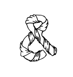 Elegant Sketch Wrapped Ribbon Ampersand