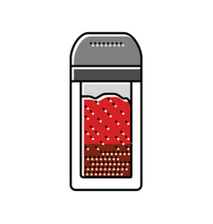 Shaker Pepper Color Icon