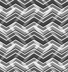 Black and white seamless chevron pattern Vector Image