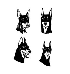 Cute Doberman Cartoon