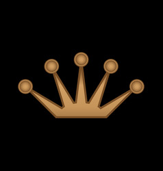 Crown Icon On Black