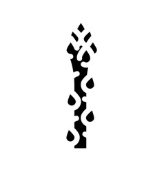 Asparagus Plant Glyph Icon