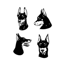 Cute Doberman Cartoon