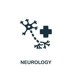 Neurology Icon Monochrome Simple Healthcare Icon