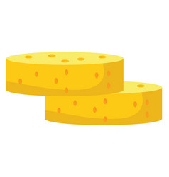 Big Cheese On A White Background