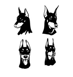 Cute Doberman Cartoon