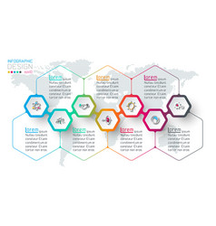 Hexagon Inforgraphics On Graphic Art