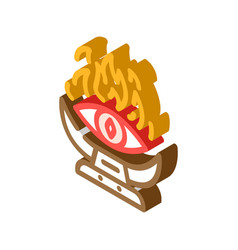 Inferno Isometric Icon