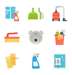 Set Of Cleaning Icons Contains As Windows