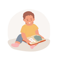 Baby Book Isolated Cartoon