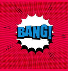 Comic book light template Royalty Free Vector Image