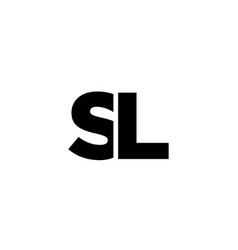 Letter S And L Sl Logo Design Template Minimal