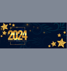 Happy New Year 2024 Lettering Wallpaper