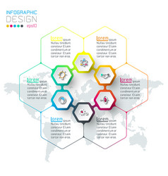 Hexagon Inforgraphics On Graphic Art